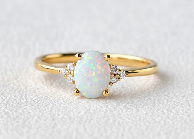October Birthstone - Opal / Tourmaline